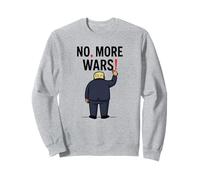No More Wars Punctuation Matters Antiwar Protest Sweatshirt