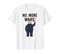 No More Wars Punctuation Matters Antiwar Protest T-Shirt