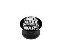 No More Wars Tank With Flowers Peace PopSockets Adhesive PopGrip