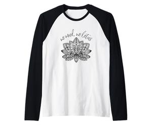 No Mud No Lotus Yoga Meditation Enlightenment Buddhism Yogi Raglan Baseball Tee