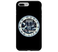 No Music No Life I Love Music Crazy Cosmonaut Case for iPhone 7 Plus/8 Plus