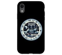 No Music No Life I Love Music Crazy Cosmonaut Case for iPhone XR