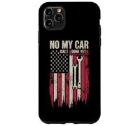 No My Car is Not Done Yet Tshirt Funny Mechanic Auto Retro Case for iPhone 11 Pro Max