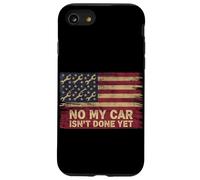 No My Car is Not Done Yet Tshirt Funny Mechanic Auto Retro Case for iPhone SE (2020) / 7/8