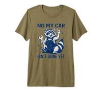 No My Car is Not Ready Funny Mechanic Garage Guy Premium T-Shirt