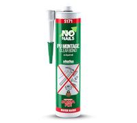 No Nails - All Purpose Adhesive, Mounting Adhesives for Interior, Insant Grab Adhesive for Wood, Ceramic, Metal, PVC, Tiles - Waterbased, Solvent Free & Odourless - 500ML (Cartridge)