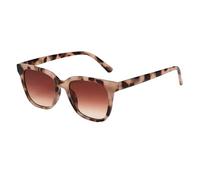No Name Ltd Square Tortoiseshell Sunglasses, Gradient Brown Lens, Vintage Style Frame