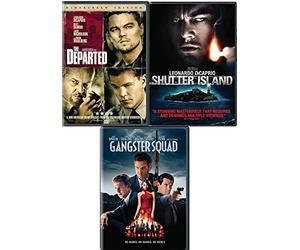 No Names No Mercy Gangster Martin Scorsese Squad Feature DVD Shutter Island + The Departed triple Movie Feature