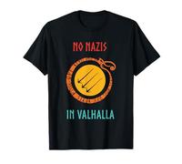 No Nazis in Valhalla Funny Vintage Apparel T-Shirt
