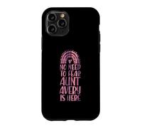 No Need To Fear Aunt Avery Is Here First Name Rainbow Auntie Case for iPhone 11 Pro