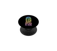 No Need To Fear Aunt Brittany Is Here First Name Rainbow PopSockets Adhesive PopGrip