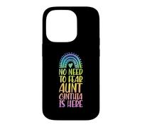 No Need To Fear Aunt Cynthia Is Here First Name Rainbow Case for iPhone 14 Pro