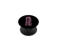 No Need to Fear Aunt Elizabeth is Here First Name Rainbow PopSockets Adhesive PopGrip