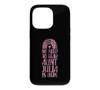 No Need To Fear Aunt Julia Is Here First Name Rainbow Auntie Case for iPhone 13 Pro