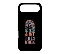 No Need To Fear Aunt Julia Is Here First Name Rainbow Auntie Case for iPhone Air