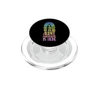 No Need To Fear Aunt Mackenzie Is Here First Name Rainbow PopSockets PopGrip for MagSafe