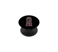 No Need To Fear Aunt Mary Is Here First Name Rainbow Auntie PopSockets Adhesive PopGrip