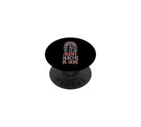 No Need To Fear Aunt Naomi Is Here First Name Rainbow Auntie PopSockets Adhesive PopGrip