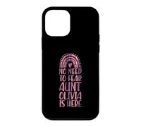 No Need To Fear Aunt Olivia Is Here First Name Rainbow Case for iPhone 12 mini