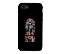 No Need To Fear Aunt Rachel Is Here First Name Rainbow Case for iPhone SE (2020) / 7/8