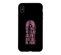 No Need To Fear Aunt Rachel Is Here First Name Rainbow Case for iPhone XS Max