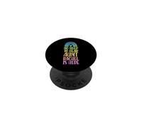 No Need To Fear Aunt Rachel Is Here First Name Rainbow PopSockets Adhesive PopGrip
