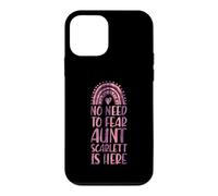 No Need To Fear Aunt Scarlett Is Here First Name Rainbow Case for iPhone 12 mini