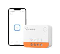 No Neutral Wire Required, SONOFF ZBMINIL2 Zigbee Smart Light Switch (2 Way), Works with Alexa, SmartThings Hub, Google Home&SONOFF ZBBridge-P, ZigBee Hub Required