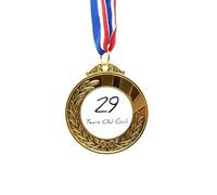 no/no 29 years old Girl Age Art Deco Fashion Gold Award Winner Medal First Place Ribbon