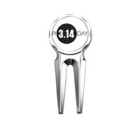 no/no 3.14 Pi Day Anniversary Art Deco Fashion Golf Divot Tool Golf Ball Marker Repair Tool