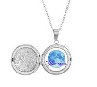 no/no Abnormal Common Knowledge English Language Culture Locket Necklace Hold Picture Jewelry Birthday Gift