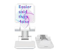 no/no Active Speech Square Art Deco Fashion Adjustable Cell Phone Stand Desk Foldable