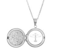 no/no Aircraft Military Technology Locket Necklace Hold Picture Jewelry Birthday Gift