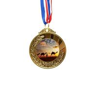 no/no All the Way to the Silk Road Camel Desert Gold Award Winner Medal First Place Ribbon