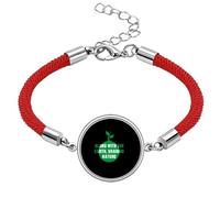 no/no Along with the Earth sha Nature Lucky Red String Bracelet Rope Bracelet Handmade