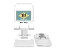 no/no American State Flag Contour Adjustable Cell Phone Stand Desk Foldable