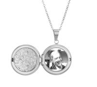 no/no American USA President Mock Contempt Locket Necklace Hold Picture Jewelry Birthday Gift