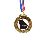 no/no ameusa map outline Gold Award Winner Medal First Place Ribbon