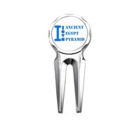 no/no Ancient Egypt Pyrad Art Deco Fashion Golf Divot Tool Golf Ball Marker Repair Tool