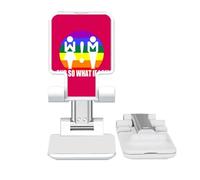 no/no And So What If I Am Art Deco Fashion Adjustable Cell Phone Stand Desk Foldable