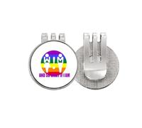 no/no And So What If I Am Art Deco Fashion Golf Ball Marker Hat Cap Clip Enamel Magnetic