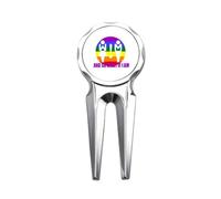 no/no And So What If I Am Art Deco Fashion Golf Divot Tool Golf Ball Marker Repair Tool