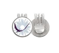 no/no animal flying predator Golf Ball Marker Hat Cap Clip Enamel Magnetic