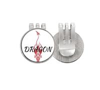 no/no Animal Myth Dragon's Eastern Western Wings Golf Ball Marker Hat Cap Clip Enamel Magnetic