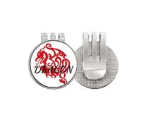 no/no Animal Myth Dragon's Eastern Wings Western Wings Golf Ball Marker Hat Cap Clip Enamel Magnetic
