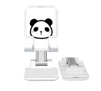 no/no Animal Panda Round Plush Lovely Cat Adjustable Cell Phone Stand Desk Foldable