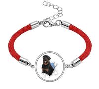 no/no Animal Paper Break Shocks Bad Dogs Lucky Red String Bracelet Rope Bracelet Handmade
