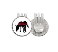 no/no Animals Are Humans Friends Golf Ball Marker Hat Cap Clip Enamel Magnetic