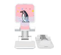 no/no Animation Penguin Lovely Sign Adjustable Cell Phone Stand Desk Foldable