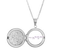no/no Approximation Mathematical Formula Expressions Calculations Locket Necklace Hold Picture Jewelry Birthday Gift